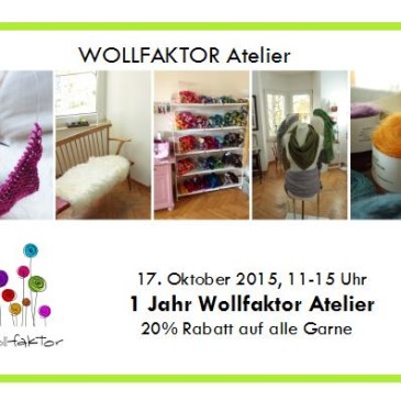 Wollfaktor-Atelier Geburtstagsrabatt